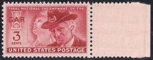 985 3 cents Grand Army of the Republic Stamp mint OG NH XF