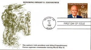 #2513 Dwight D. Eisenhower KMC FDC