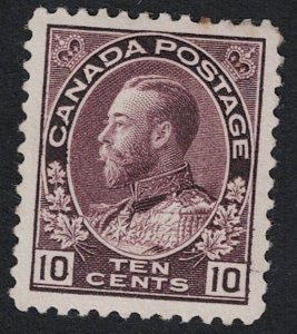 Canada SC# 116 Mint Hinged /Tiny Dry Gum Spot - S17853