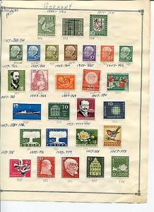 Germany Collection 1956/73 mostly mint 19 pages