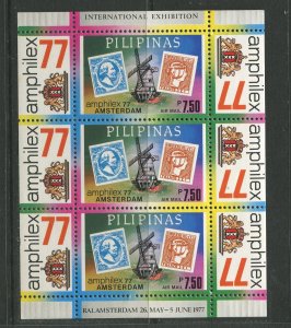 STAMP STATION PERTH Philippines #C109 Amphilex '77 Souvenir Sheet MNH CV$10.00