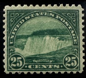 US Scott #568 Yellow Green M OG VLH F