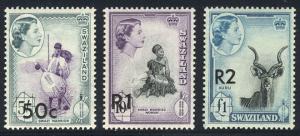 HALF-CAT BRITISH SALE: SWAZILAND #67-79 Mint 