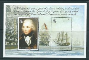 ASCENSION SGMS920 2005 BICENTENARY OF BATTLE OF TRAFALGAR MNH 