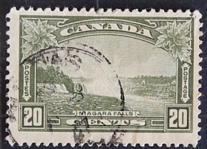 1935, Canada, Niagara falls, 20 c, Sc #225, (1651-T)