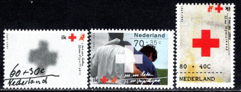 Netherlands Scott # B665 - B667, mint nh