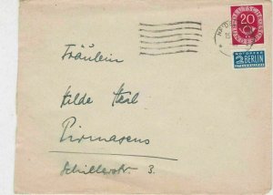 Germany 1952 Heidelberg Cancel Obligatory Tax Aid For Berlin Stamps CoverRf25782