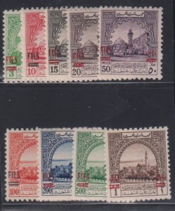 British Area A- M - Jordan #RA38-46 MintLH VF
