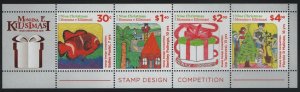 Niue 2016 MNH Sc 946a Childrens' Art Christmas Souvenir sheet of 4