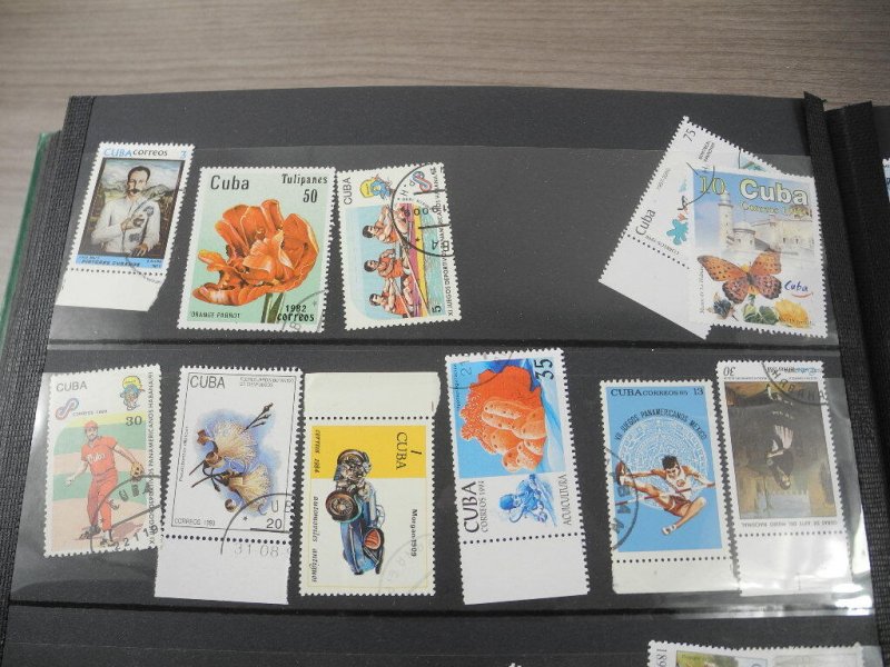 Cuba, Castro, 100s of Stamps in a Lighthouse Stock book