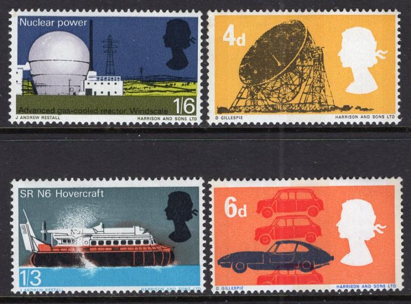 Great Britain 466-469 MNH VF