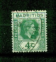 Mauritius sc# 213 used cat value $2.25