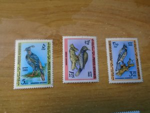 Afghanistan  #  707-09   MNH    Birds