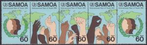 Samoa 1985 SG706-710 UHM