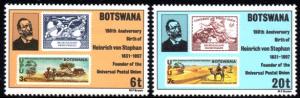 Botswana - 1981 Heinrich von Stephan Set MNH** SG 477-478