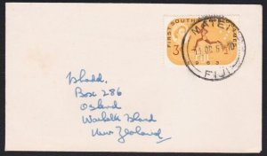 FIJI 1963 cover to New Zealand - MATEI cds.................................B2609