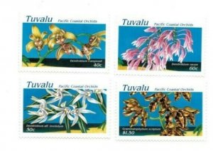 FULL SHEETS Tuvalu 1995 SC 697-700 - Orchids - 4 Sheets of 40 - MNH