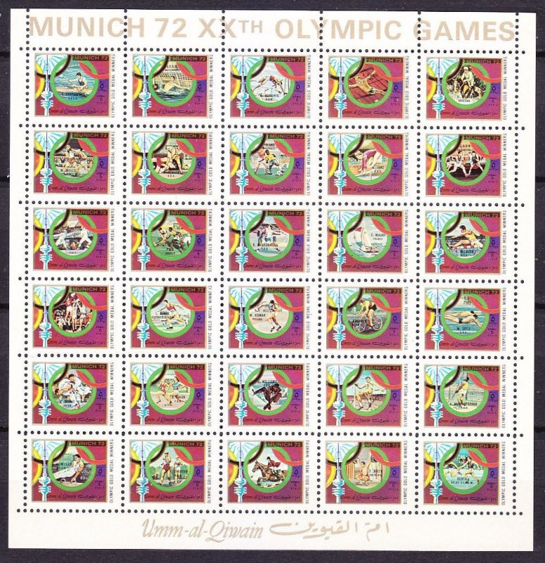 1972 Umm Al Qiwain 847-R858ZB 1972 Olympic Games in Munich 120,00 €