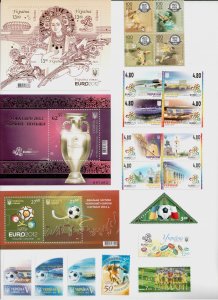 Ukraine stamps Football - Collection, Set, MNH
