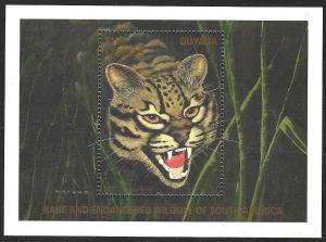 Guyana #E30 VF MNH Souvenir Sheet Ocelot