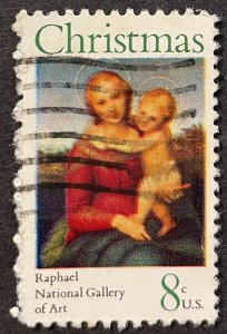 US #1507 Used F/VF 8c Christmas - Madonna and Child 1973 [G9.9.3]