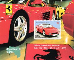 Guinea 1998 5oth.Ann.Ferrari SS Perf.MNH Mi.# Block 543 
