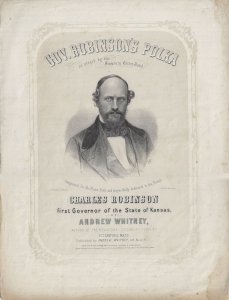 1856  - Gov. Robinson's Polka  Ephemera 1279