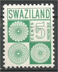 SWAZILAND, 1971, MNH 5c POSTAGE DUE Scott J12