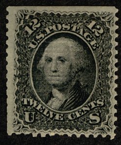 USA 90 VF for issue OG H, fresh color and full gum, clear grill,  RARE! Retai...