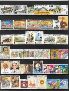 SRI LANKA/2013, OFFICIAL COMPLETE YEAR SET, MNH 