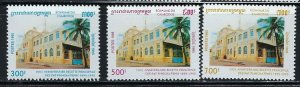 Cambodia 1412-14 MNH 1995 Buildings