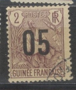 French Guinea Scott-55 used