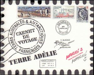 French Southern & Antarctic Territory #294, Souvenir Booklet, 2001, Never Hinged
