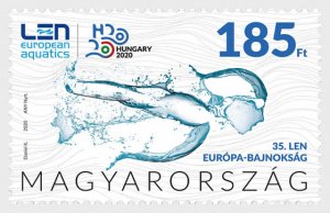 2021 Hungary LEN Euro Aquatics Championship  (Scott 4588) MNH