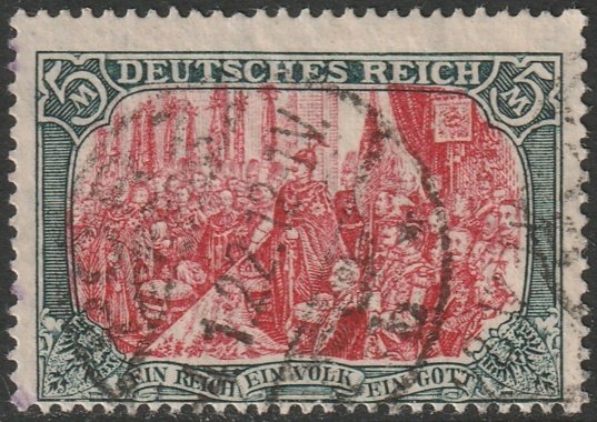 Germany 1918 Sc 95 used Porz cancel