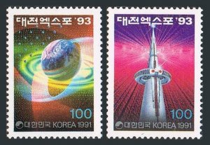 Korea South 1618-1619, MNH. Michel 1651-1652. Taejon EXPO-1993.1991.