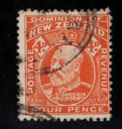 New Zealand Scott 134 KEVII Used stamp CV $26
