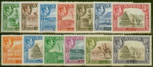 Aden 1939 Set of 13 sg16-27 guter Zustand MNH & mm