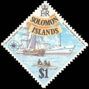 Solomon Islands #558-561, Complete Set(4), 1986, Space, Never Hinged