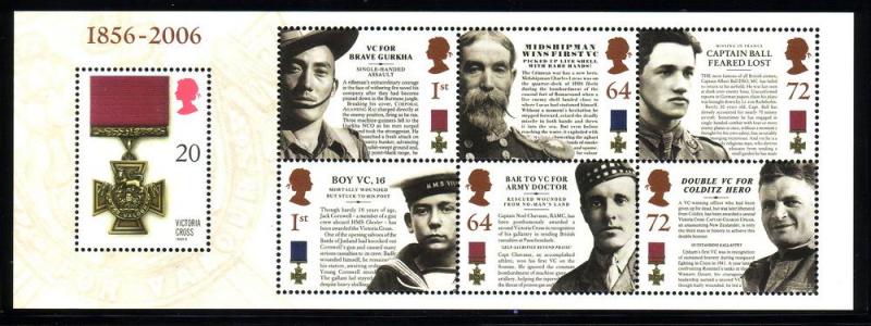 UK/Great Britain #2399c, Victoria Cross minisheet, MNH