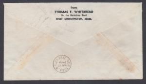 Portugal Sc 573, C2, C6 on 1939 First Flight Cover, Portugal to New York Clipper 