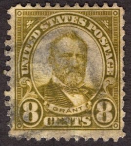 1927, US 8c, Ulysses S. Grant, Used, Sc 640