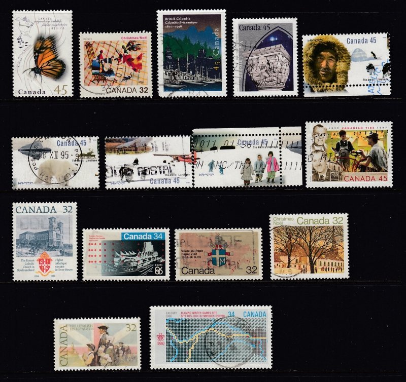 CANADA - 48 Different - All commemoratives - Only 6 cents each