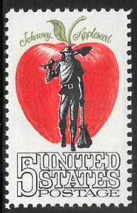 Scott 1317    5¢ Johnny Appleseed Single, MNH