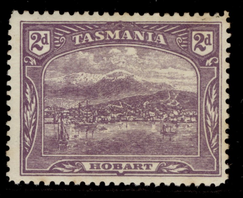 AUSTRALIA - Tasmania GV SG245f, 2d reddish lilac, LH MINT. Cat £48.