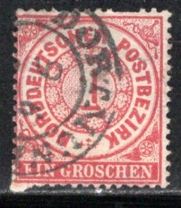 German States North German Confederation Scott # 16, used