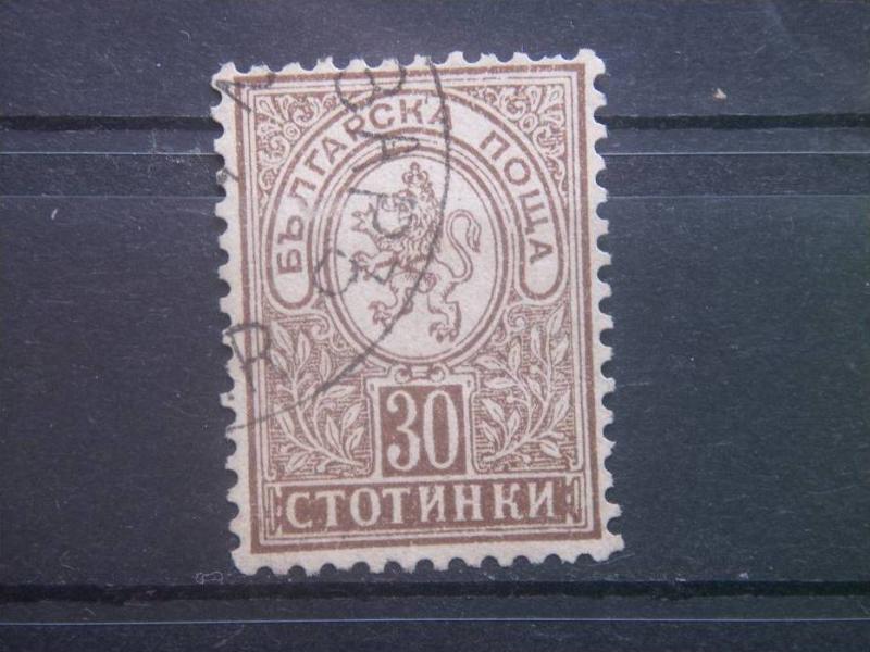 BULGARIA, 1889, used 30s,  Scott 35