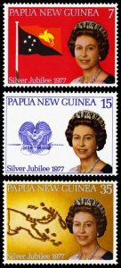 Papua New Guinea 1977 Scott #462-464 Mint Never Hinged