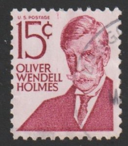 SC# 1288 - (15c) - Oliver Wendell Holmes, used single