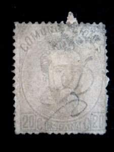 SPAIN - SCOTT# 183 - USED - CAT VAL $80.00